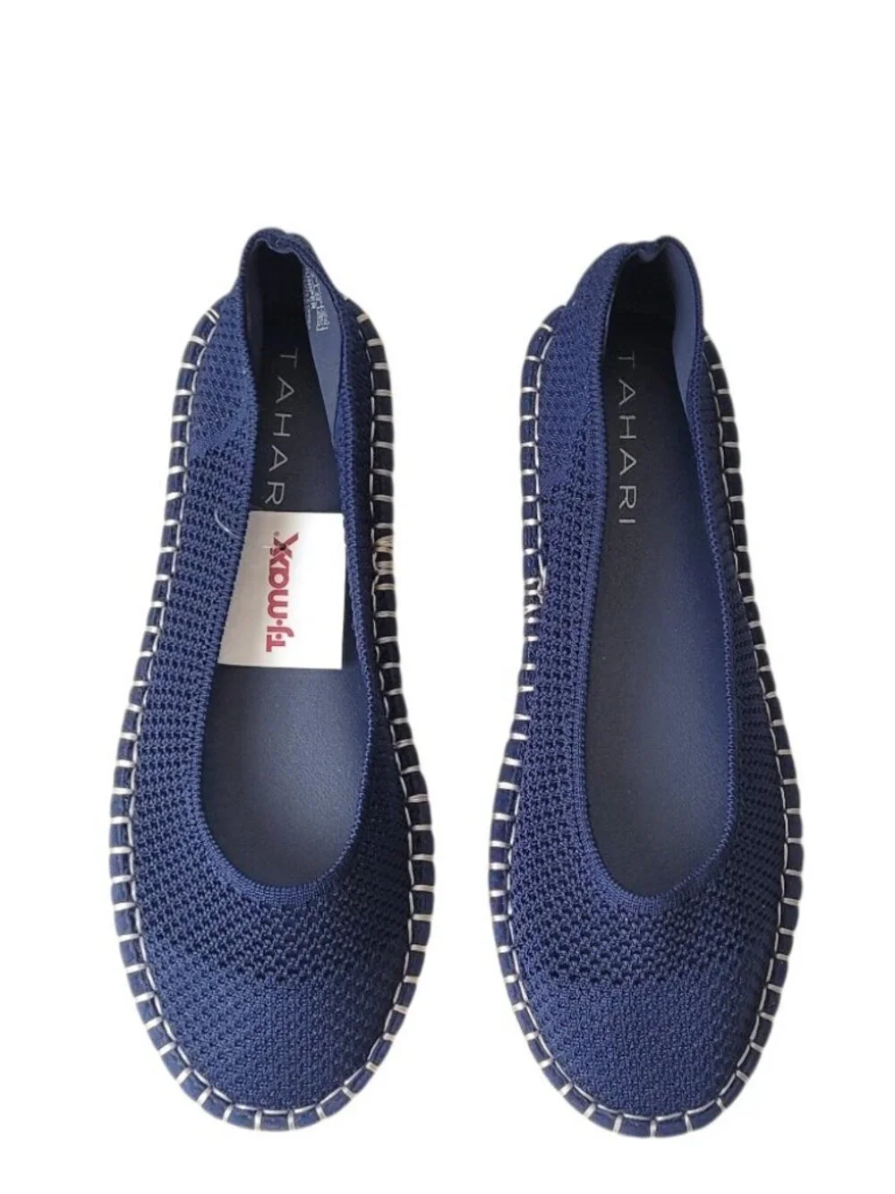 Tahari Juniper Espadrille Navy Blue Ballet Flat